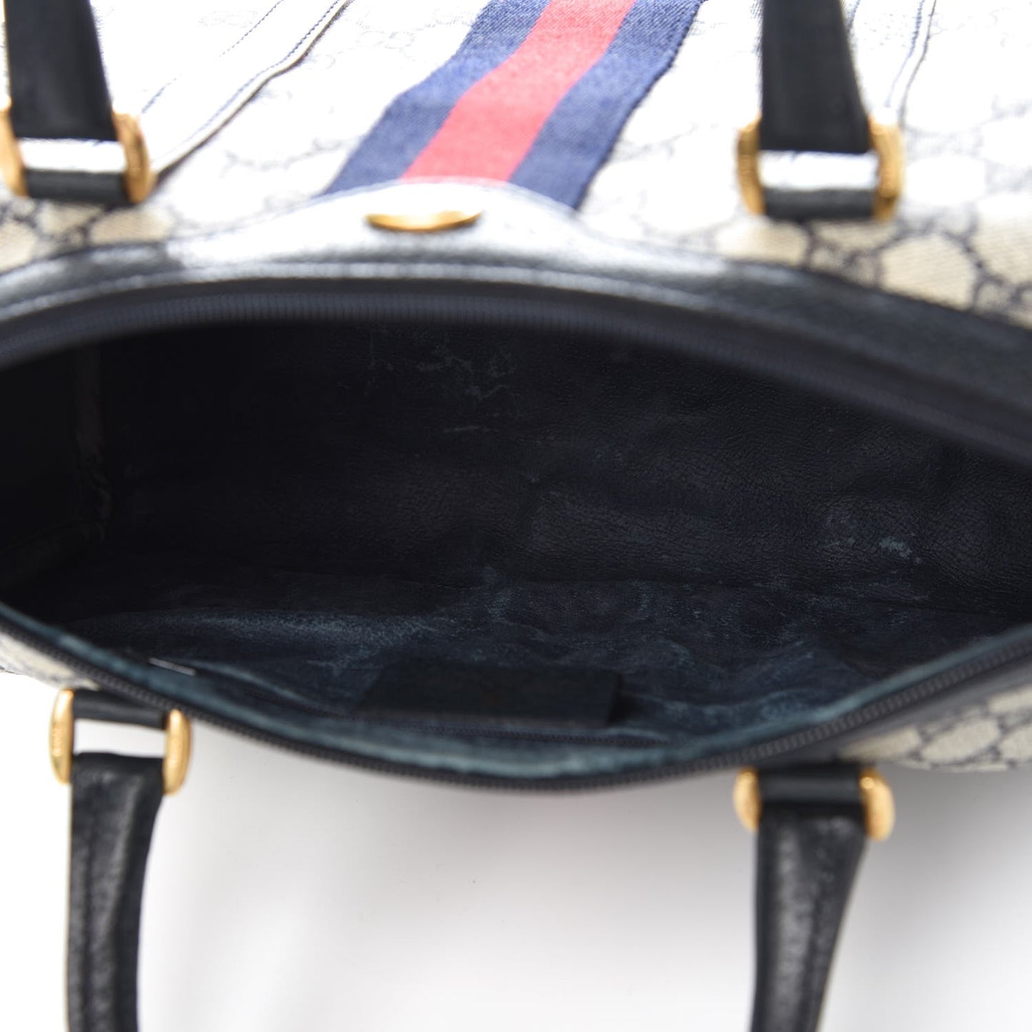 Monogram Web Boston Navy