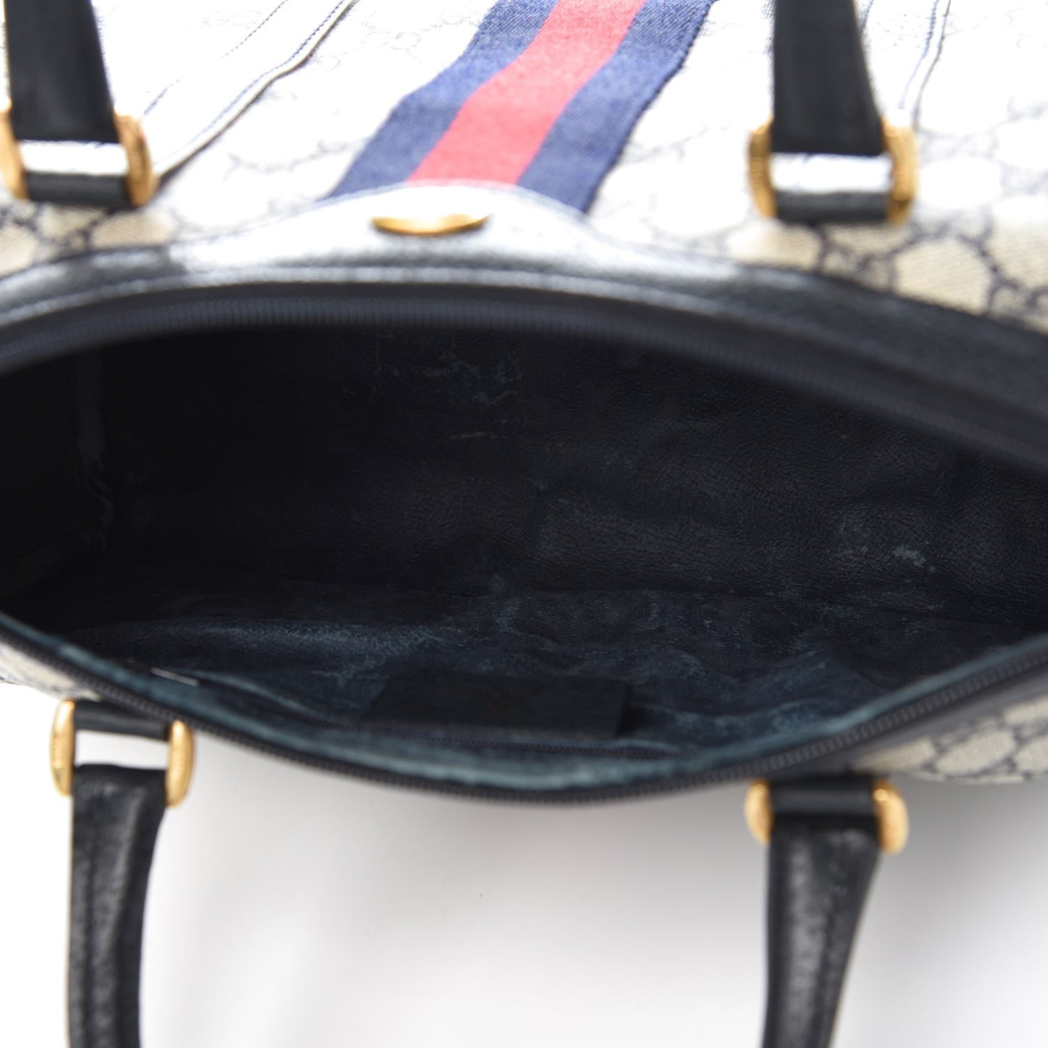 Gucci Monogram Web Boston Navy 5 of 10