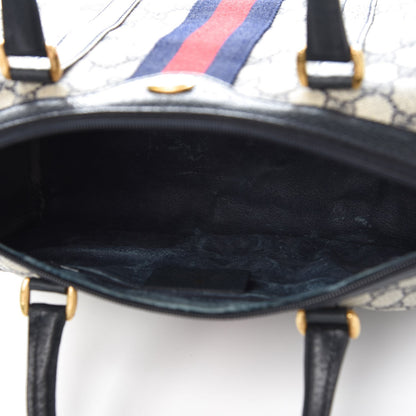Gucci Monogram Web Boston Navy 5 of 10