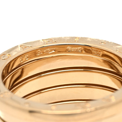 Bulgari 18K Yellow Gold B.Zero1 Five-Band Anniversary Ring 55 7.25 5 of 5