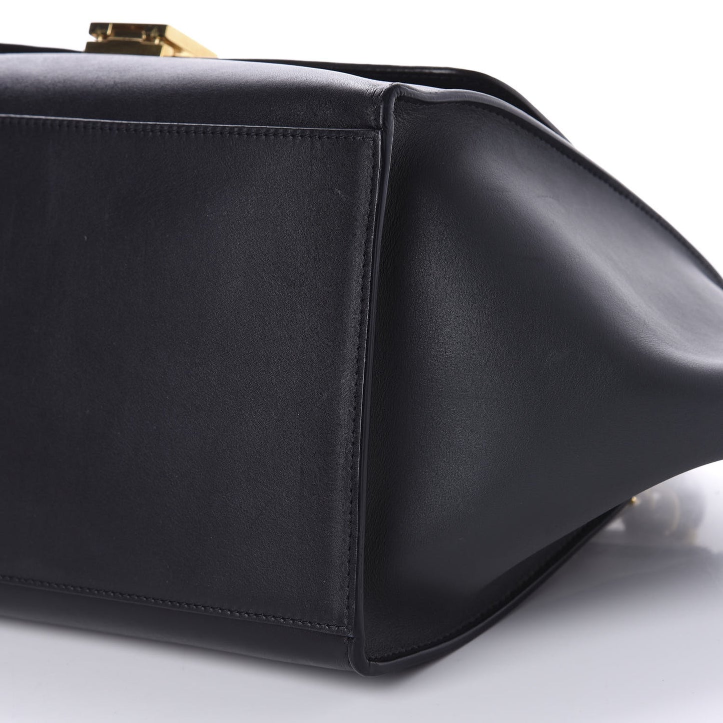 Smooth Calfskin Medium Tri-Color Trapeze Anthracite