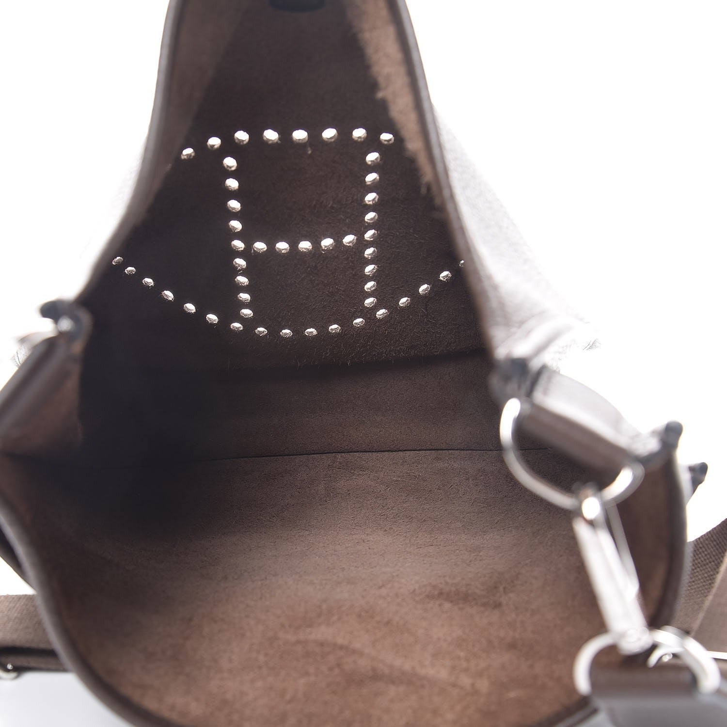 Hermes Taurillon Clemence Evelyne III GM Chocolate 5 of 7
