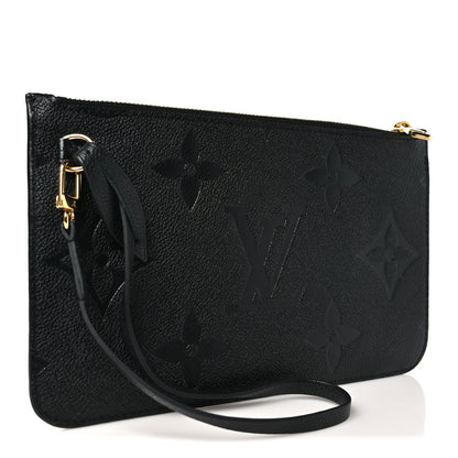 Louis Vuitton Empreinte Monogram Giant Neverfull MM Pochette Black 3 of 6