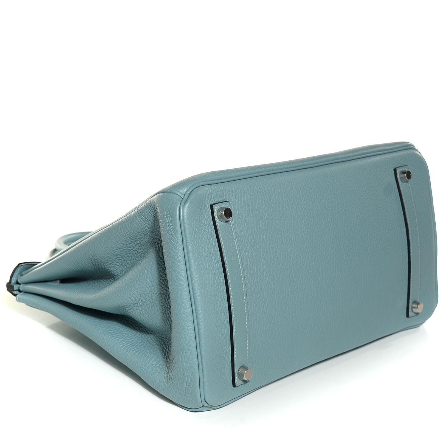 Hermes Taurillon Clemence Birkin 35 Ciel 5 of 20