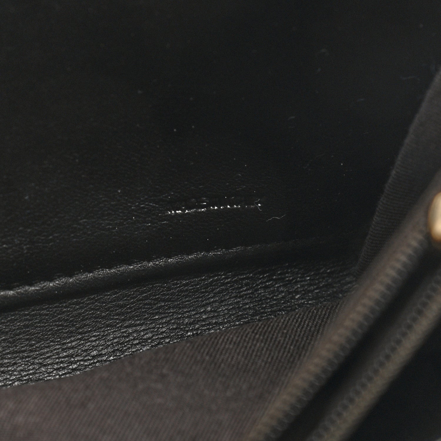 Fendi Pequin Cuoio Vegetale Zip Around Wallet Tobacco Black 7 of 7