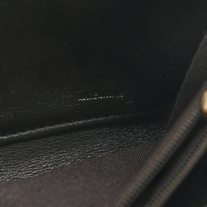 Fendi Pequin Cuoio Vegetale Zip Around Wallet Tobacco Black 7 of 7