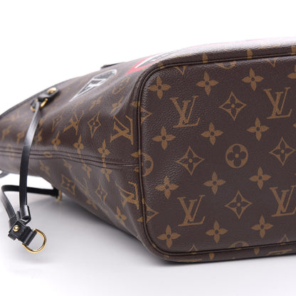 Louis Vuitton Monogram World Tour Neverfull MM 9 of 11