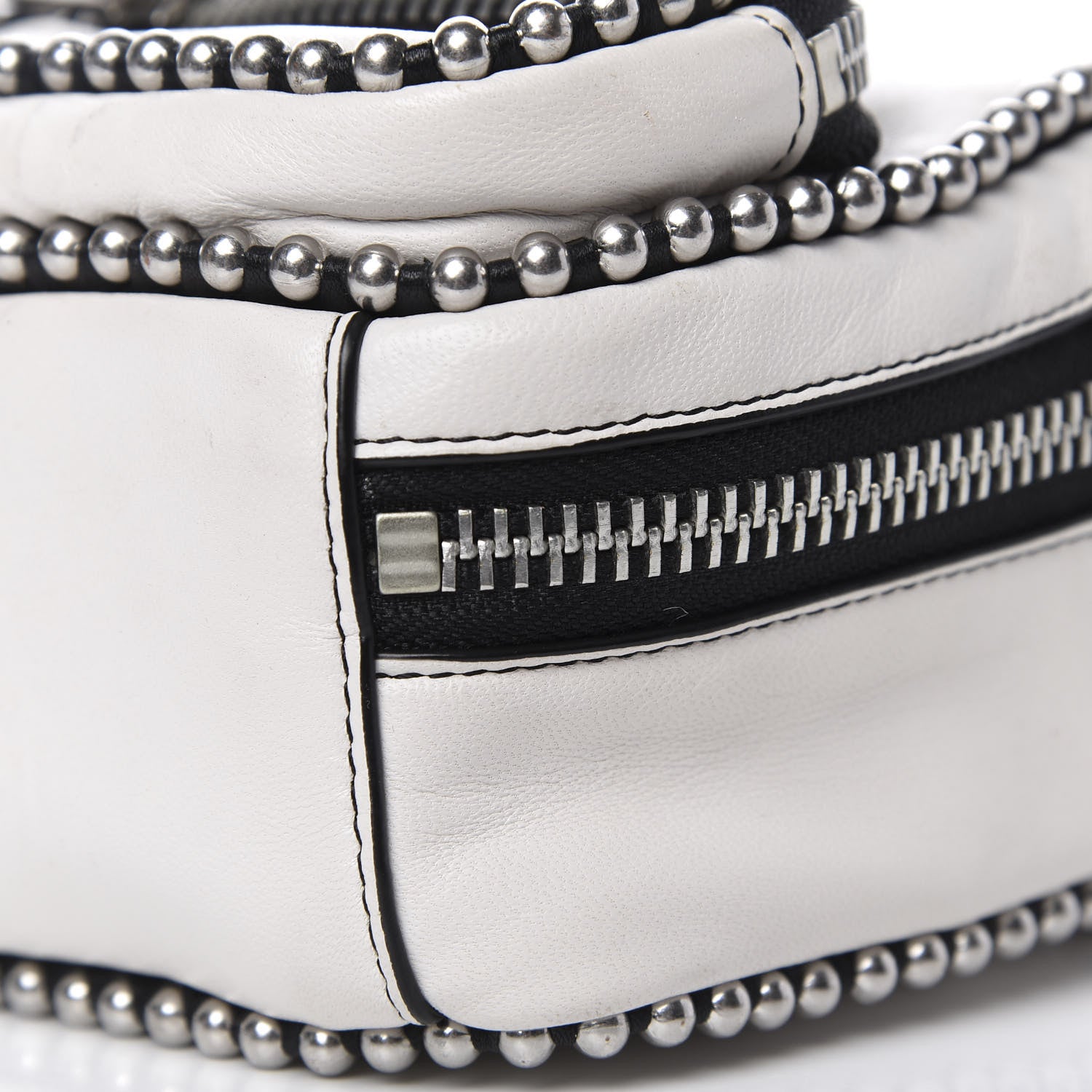 Alexander Wang Lambskin Studded Mini Attica Backpack White 6 of 13