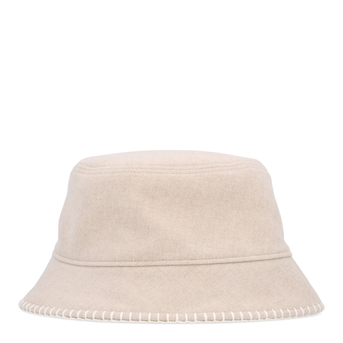 Hermes Wool Cashmere Harper H Point Avalon Bucket Hat 59 Corde Ecru 6 of 10