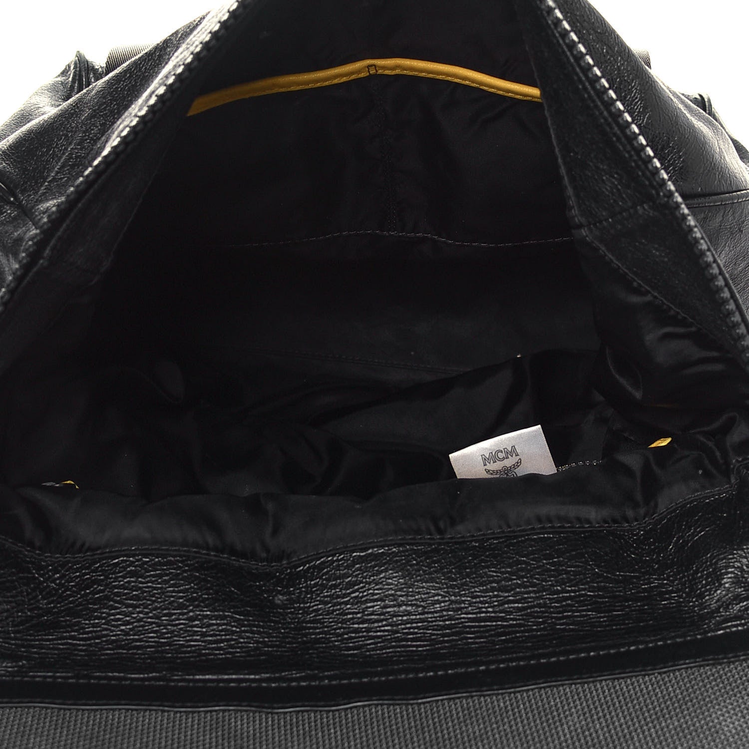 MCM Calfskin Backpack Black 4 of 18