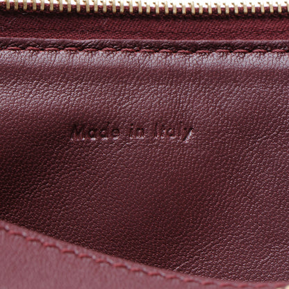 Celine Leather Pouch Clutch Bordeaux 6 of 8