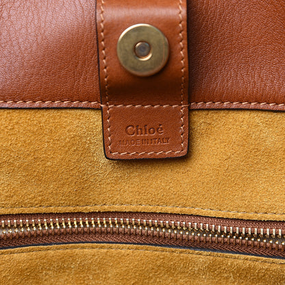 Chloe Smooth Calfskin Medium Milo Shopping Tote Caramel 5 of 10