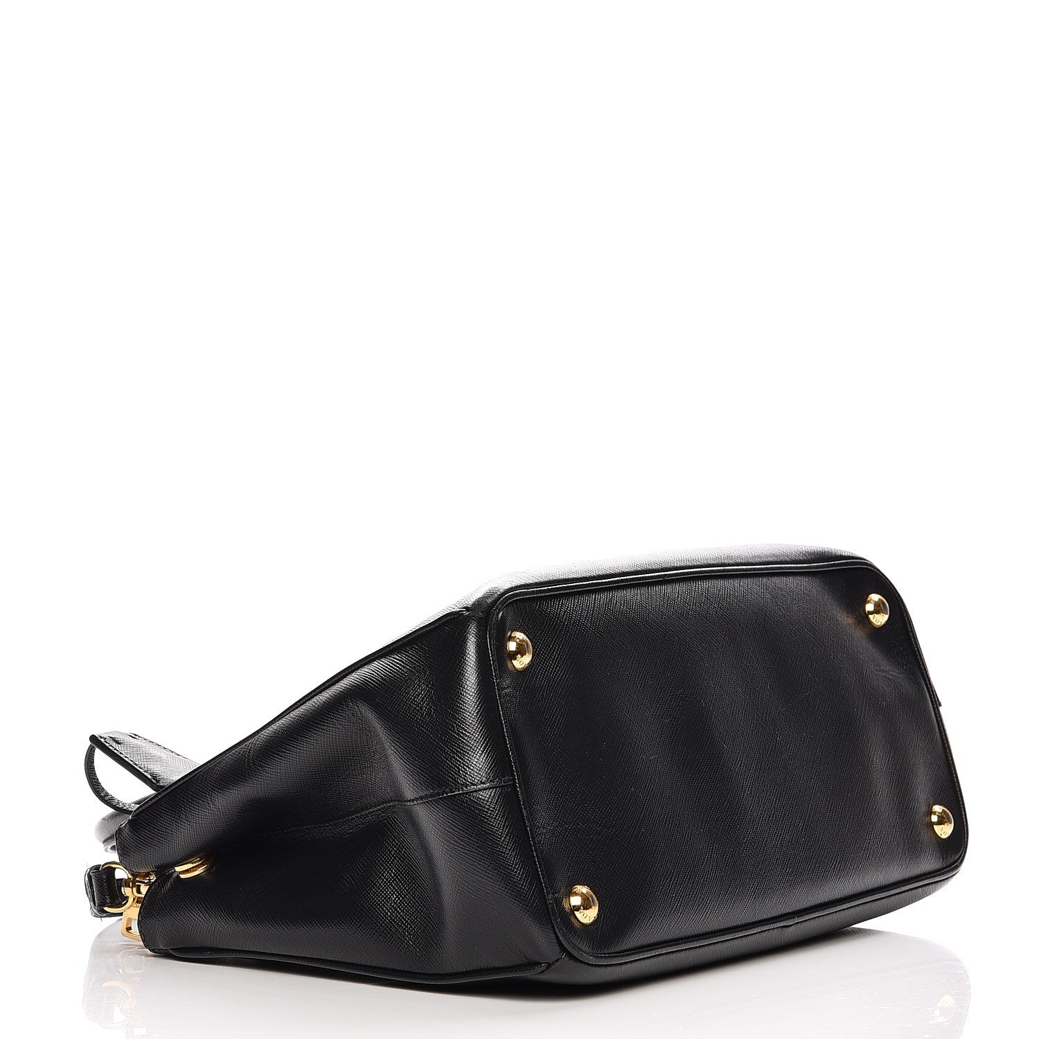 Prada Saffiano Small Galleria Double Zip Tote Black 5 of 15