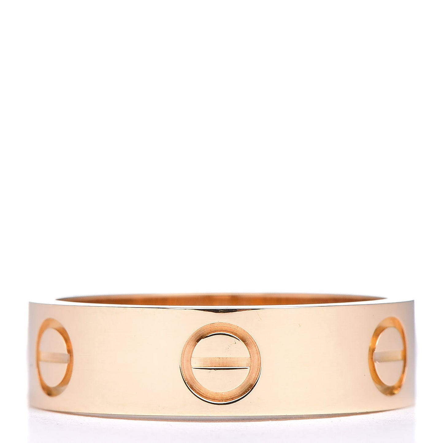 18K Yellow Gold 5.5mm LOVE Ring 54 6.75