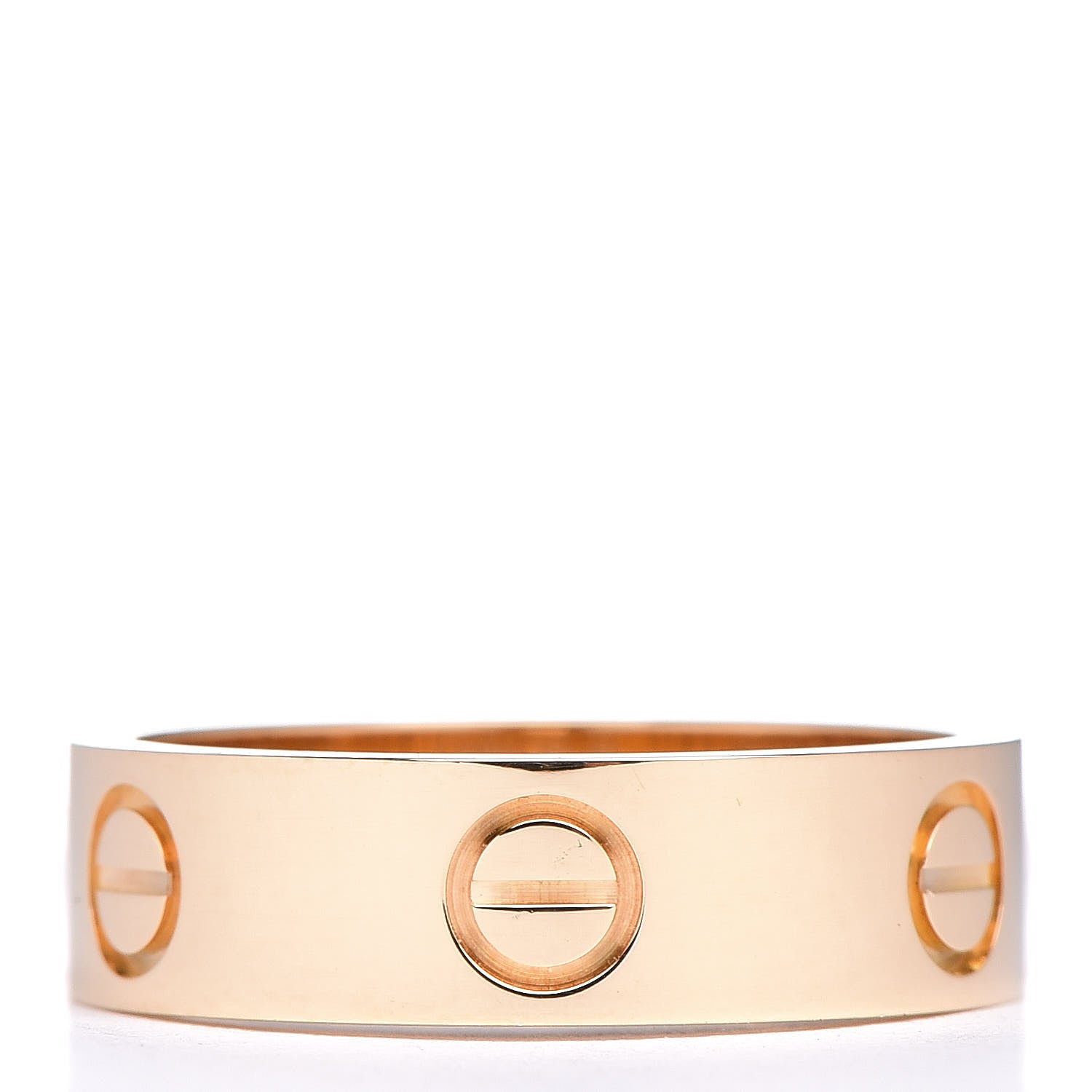Cartier 18K Yellow Gold 5.5mm LOVE Ring 54 6.75 1 of 5