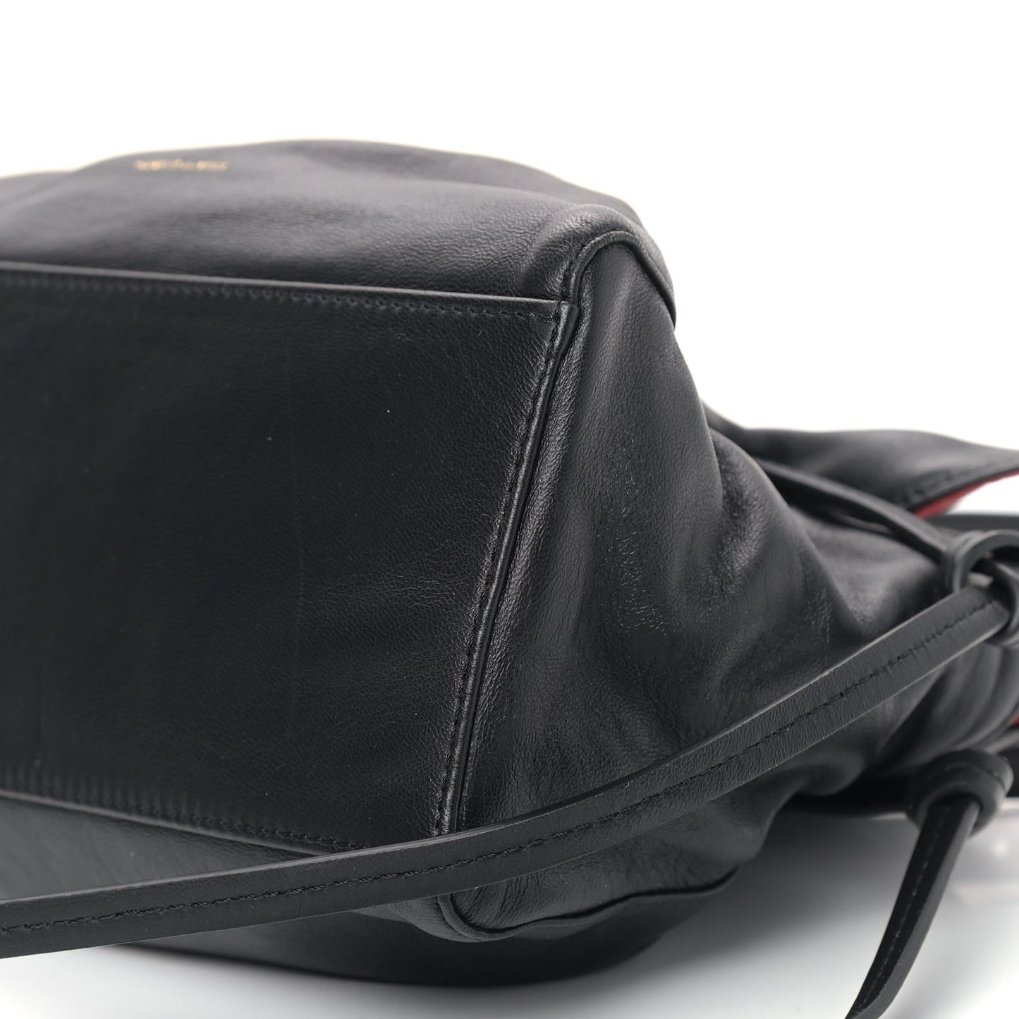 Lambskin Mini Protea Bag Black Flamma