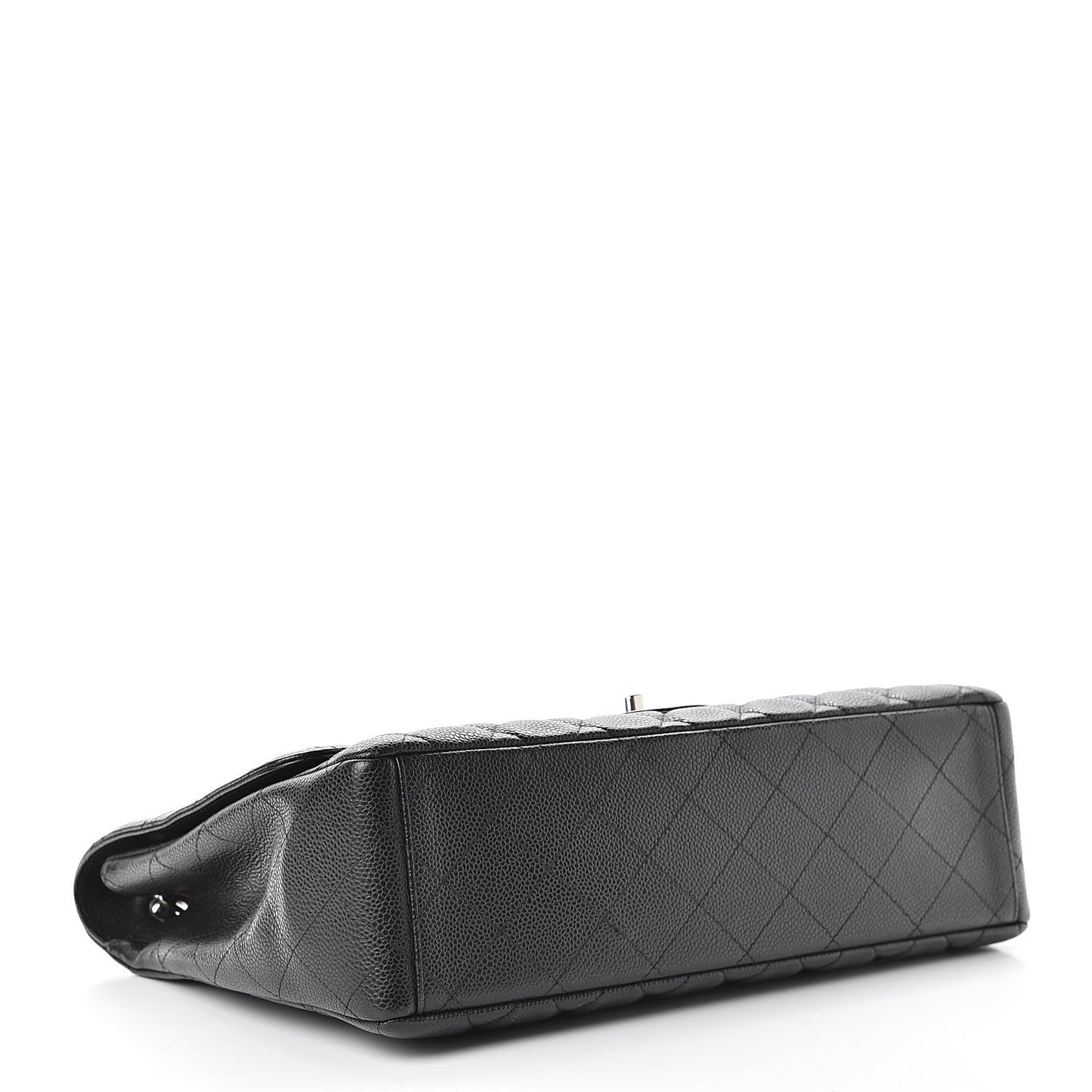 Caviar Quilted Maxi Single Flap Black