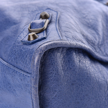 Balenciaga Agneau Classic Hardware City Bleut Bleu Glacier 9 of 12