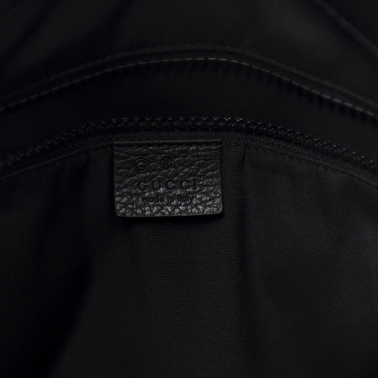 Gucci Nylon Monogram Vertical Tote Black 6 of 12