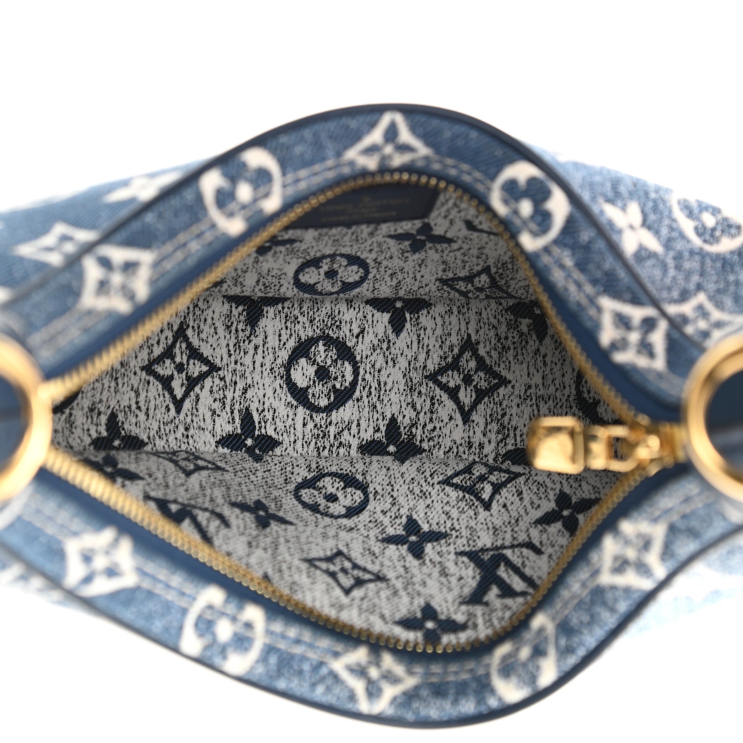 Louis Vuitton Monogram Jacquard Denim Loop Bleu 5 of 7
