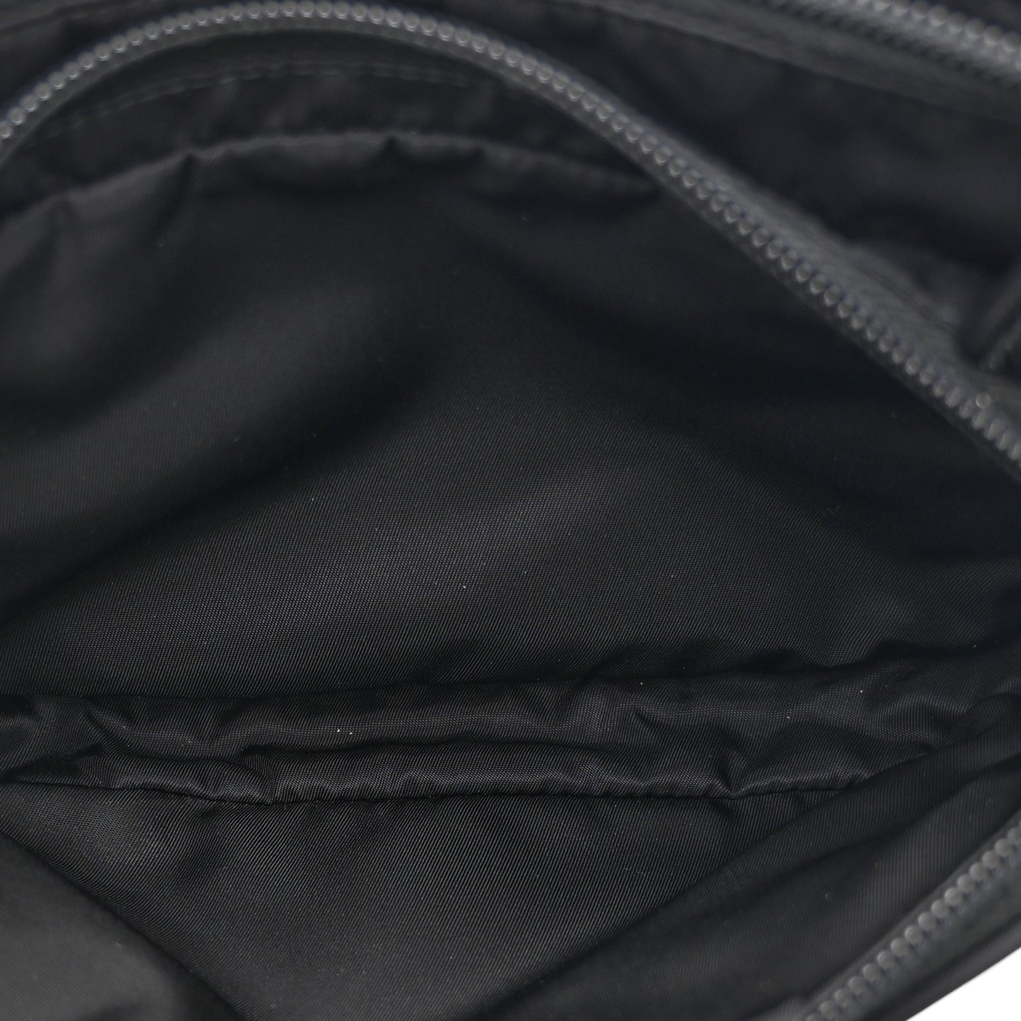 Re-Nylon Saffiano Belt Bag Black
