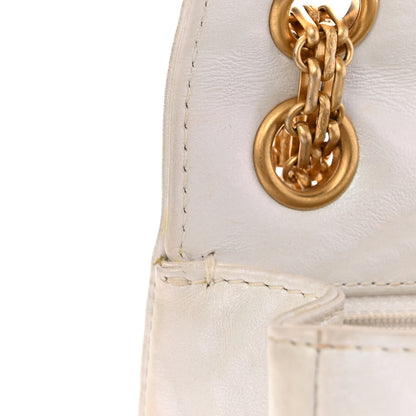 Chanel Iridescent Calfskin Embossed 2.55 Reissue Mini Flap White 13 of 17