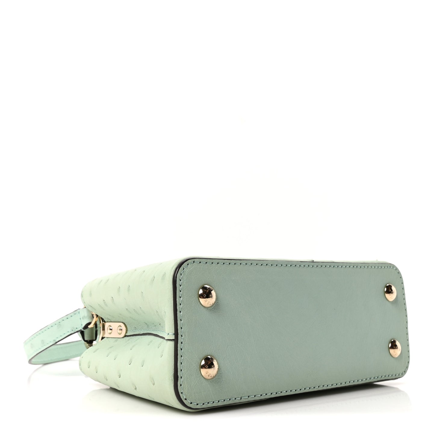 Ostrich Capucines Mini Vert Celadon