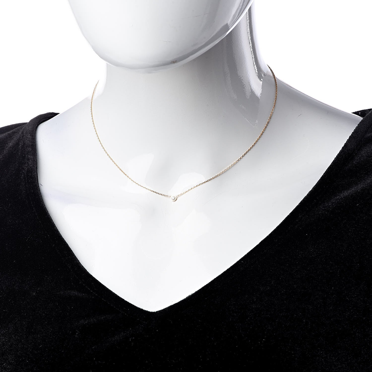 Cartier 18K Pink Gold Diamond XS D'Amour Pendant Necklace 2 of 4
