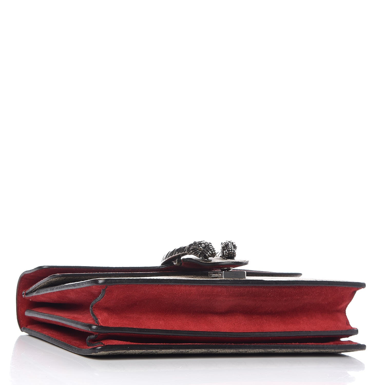 Gucci GG Supreme Monogram Small Dionysus Shoulder Bag Red 4 of 10