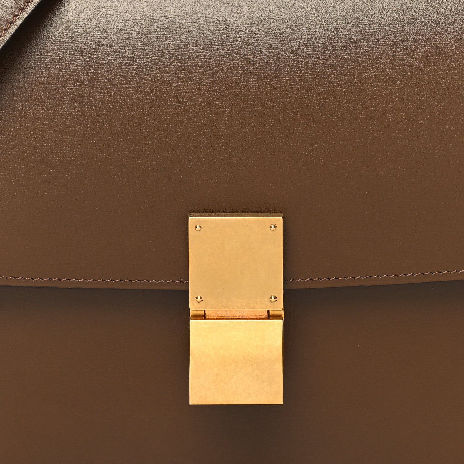 Celine Box Calfskin Medium Classic Box Flap Bag Camel 9 of 12