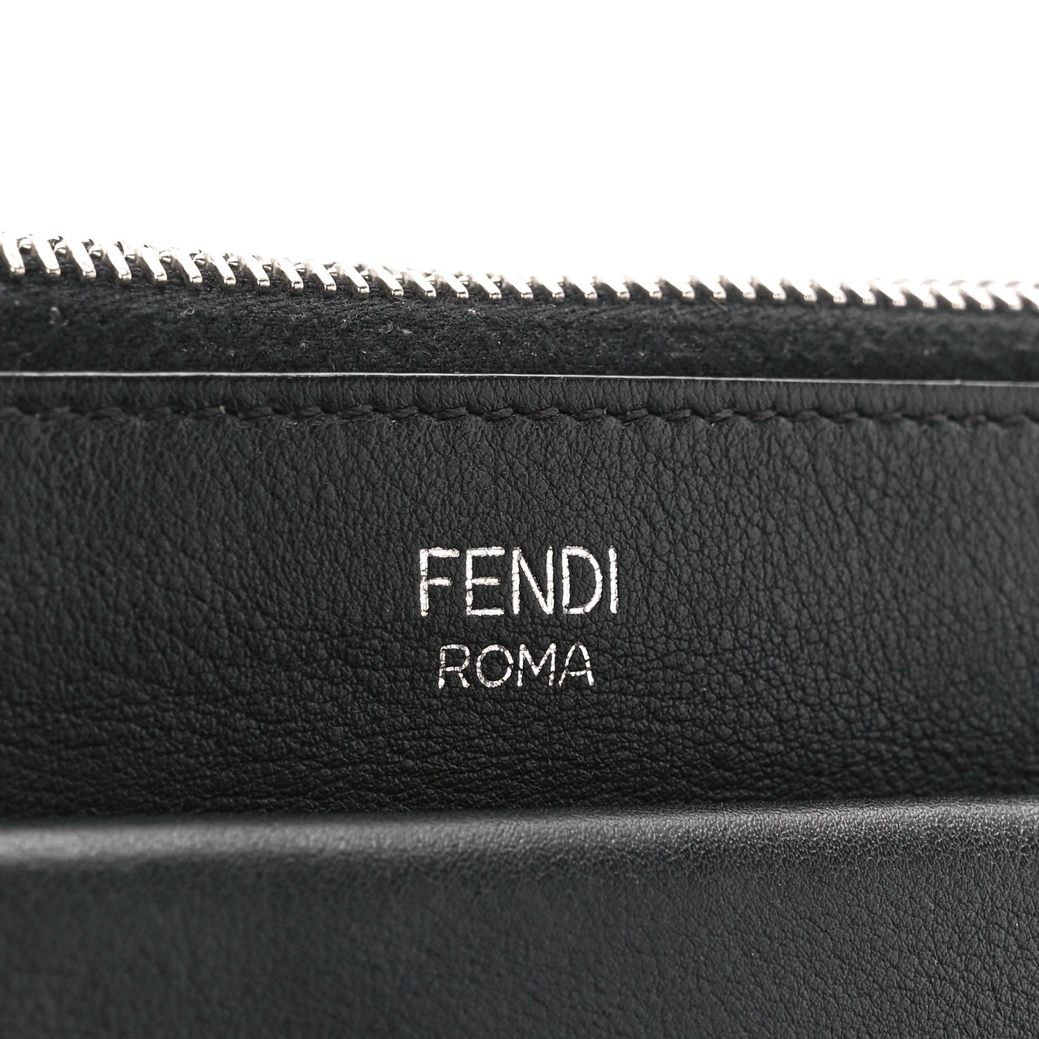 Fendi Vitello Dolce Fox Elaphe Ayers Hypnoteyes Min 2Jours Pouch Black Giallo Multicolor 11 of 15
