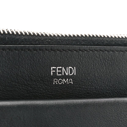 Fendi Vitello Dolce Fox Elaphe Ayers Hypnoteyes Min 2Jours Pouch Black Giallo Multicolor 11 of 15
