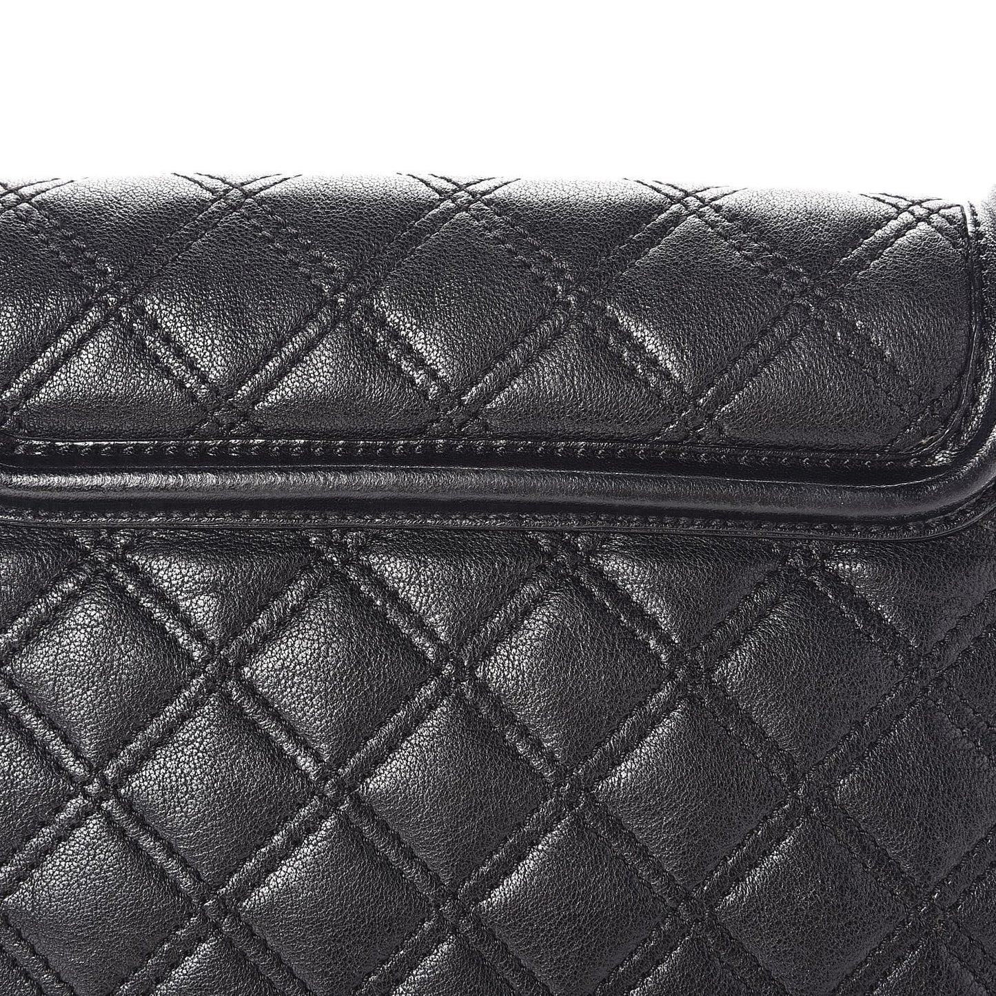 Lacquered Lambskin Cooper Black