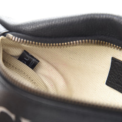 Gucci Grained Calfskin Small Logo Belt Bag Black 8 of 11