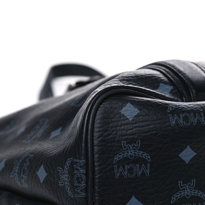MCM Visetos Shopping Tote Black 10 of 11