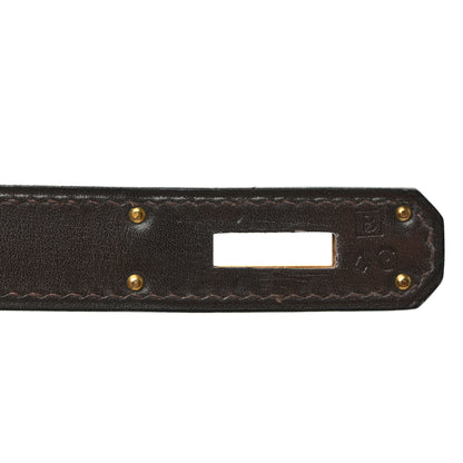 Hermes Box Kelly Sellier 32 Chocolate 7 of 15