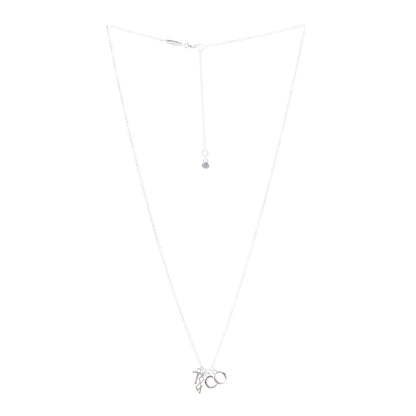 Tiffany Sterling Silver Charms Pendant Necklace 3 of 6