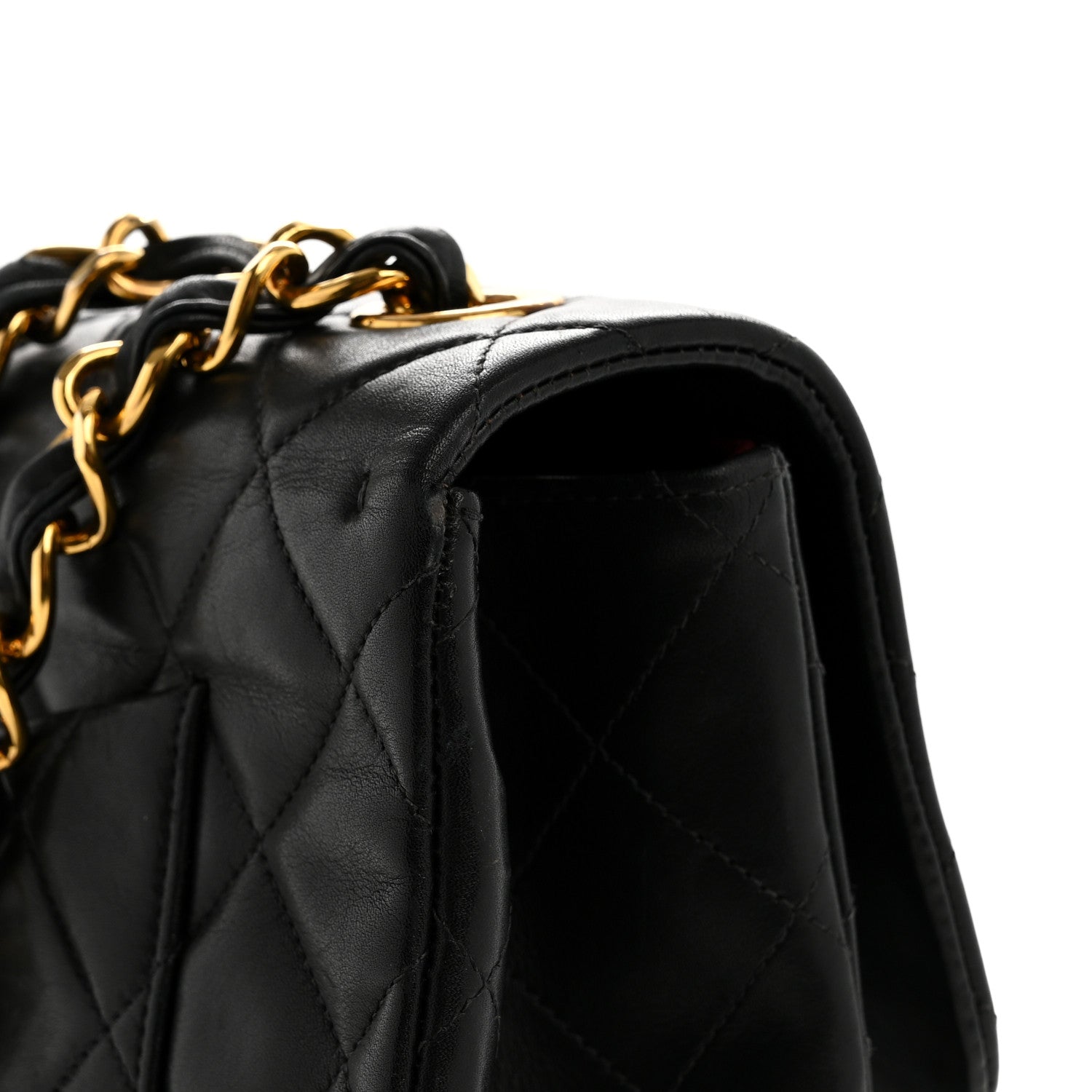Chanel Lambskin Quilted XL Jumbo Single Flap Black 16 of 16