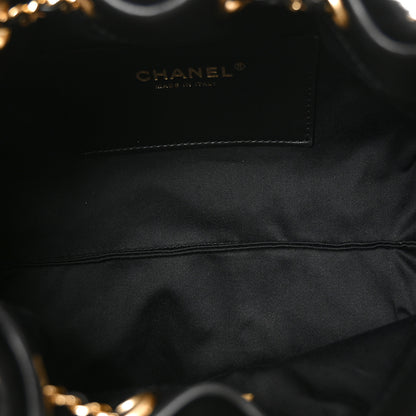 Chanel Pony Hair Mini Chanel 25 Handbag Black 5 of 10