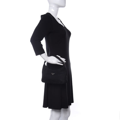 Prada Tessuto Nylon Sport Mini Shoulder Bag Black 2 of 12