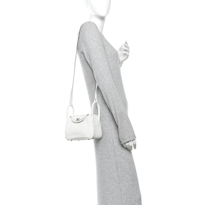 Hermes Swift Mini Lindy 20 White 2 of 10