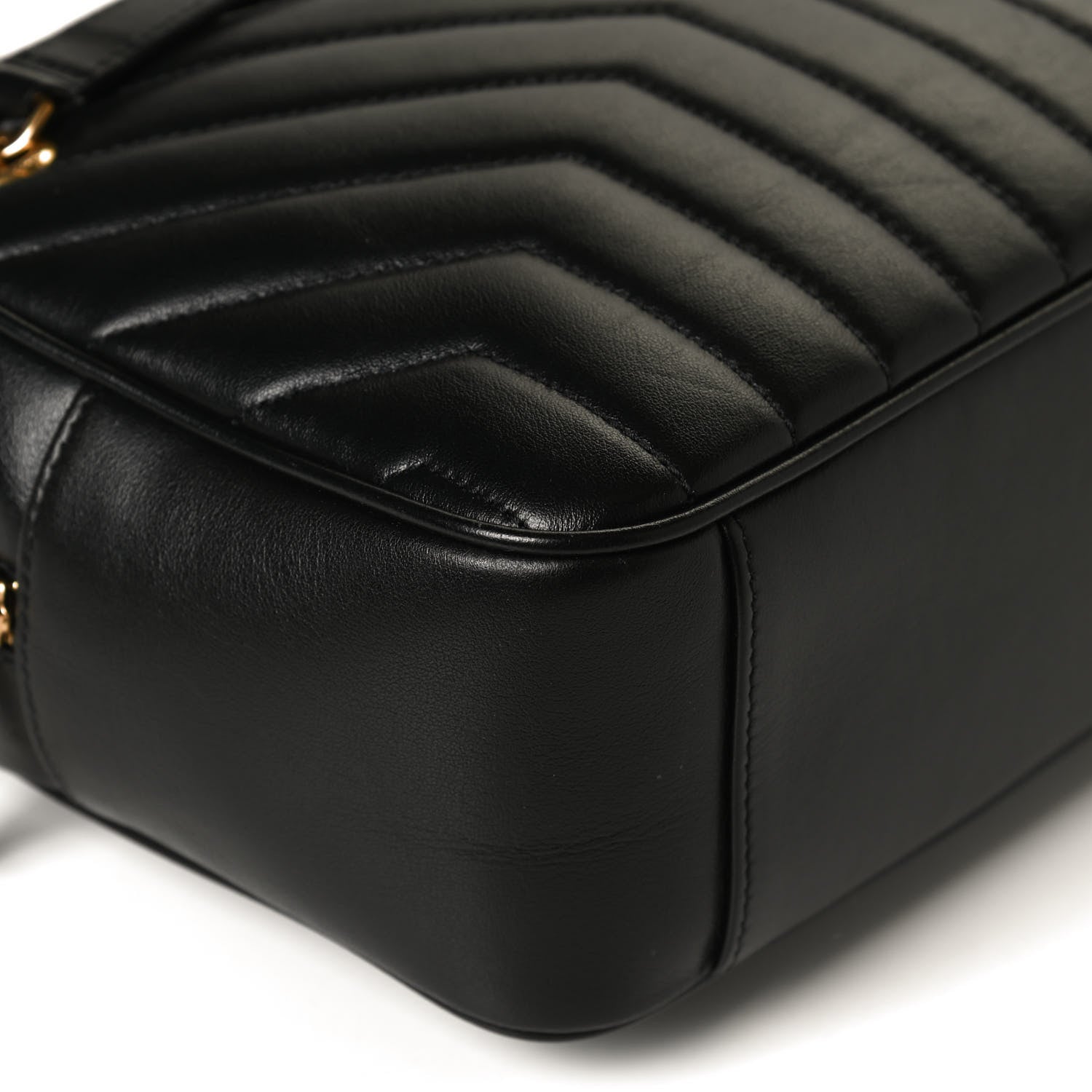 Saint Laurent Calfskin Matelasse Joan Camera Bag Black 11 of 12