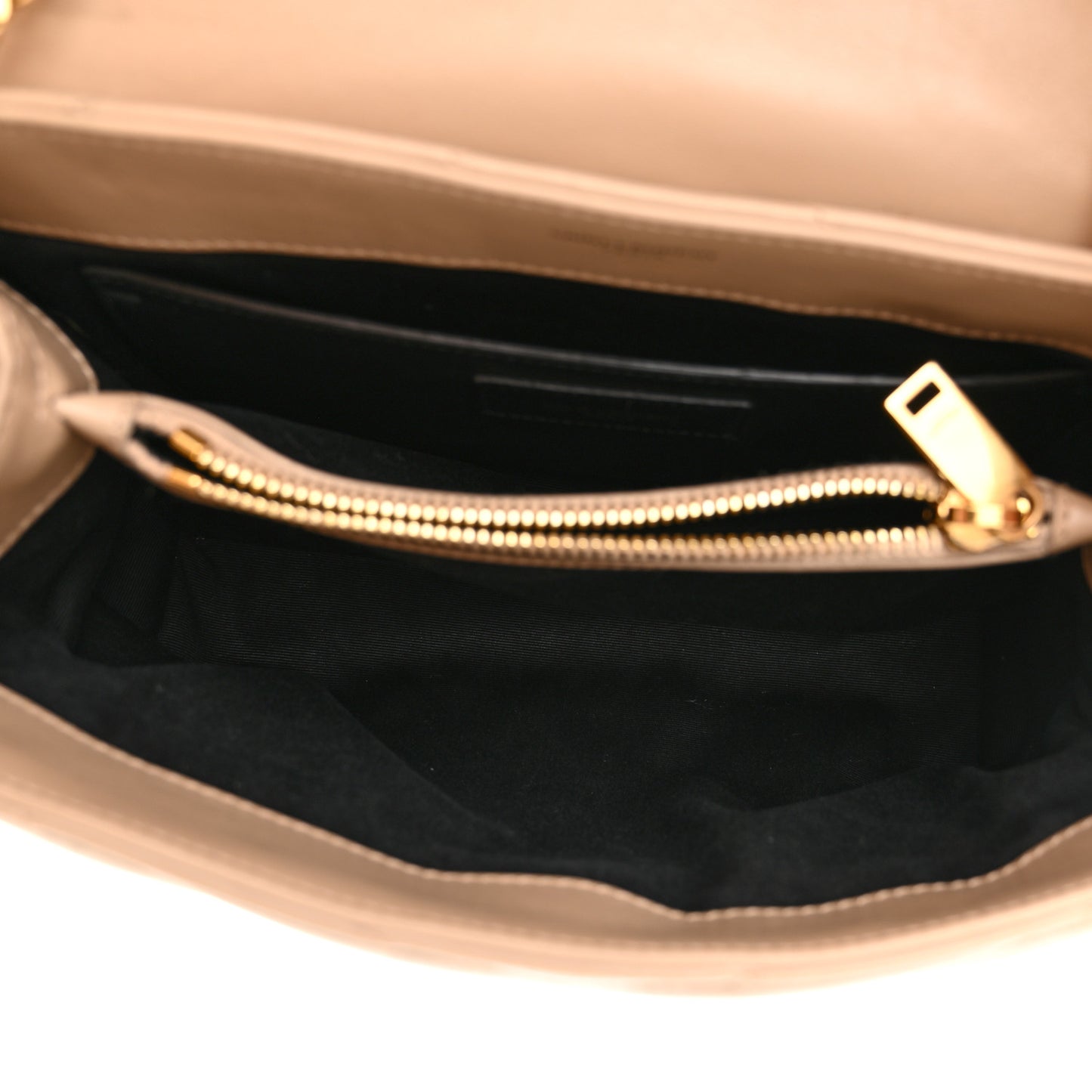 Calfskin Y Quilted Monogram Small Loulou Chain Satchel Dark Beige