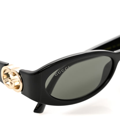 Gucci Acetate Oval Sunglasses GG1660S Black 8 of 9
