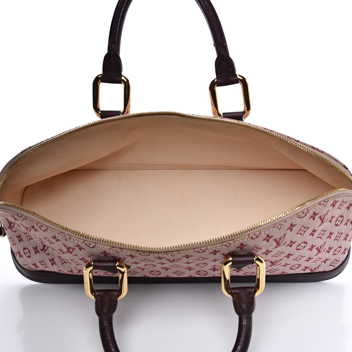 Mini Monogram Alma Long Cherry