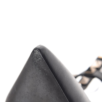 Valentino Garavani Nappa Rockstud Ankle Strap Pumps 38.5 Black 8 of 9