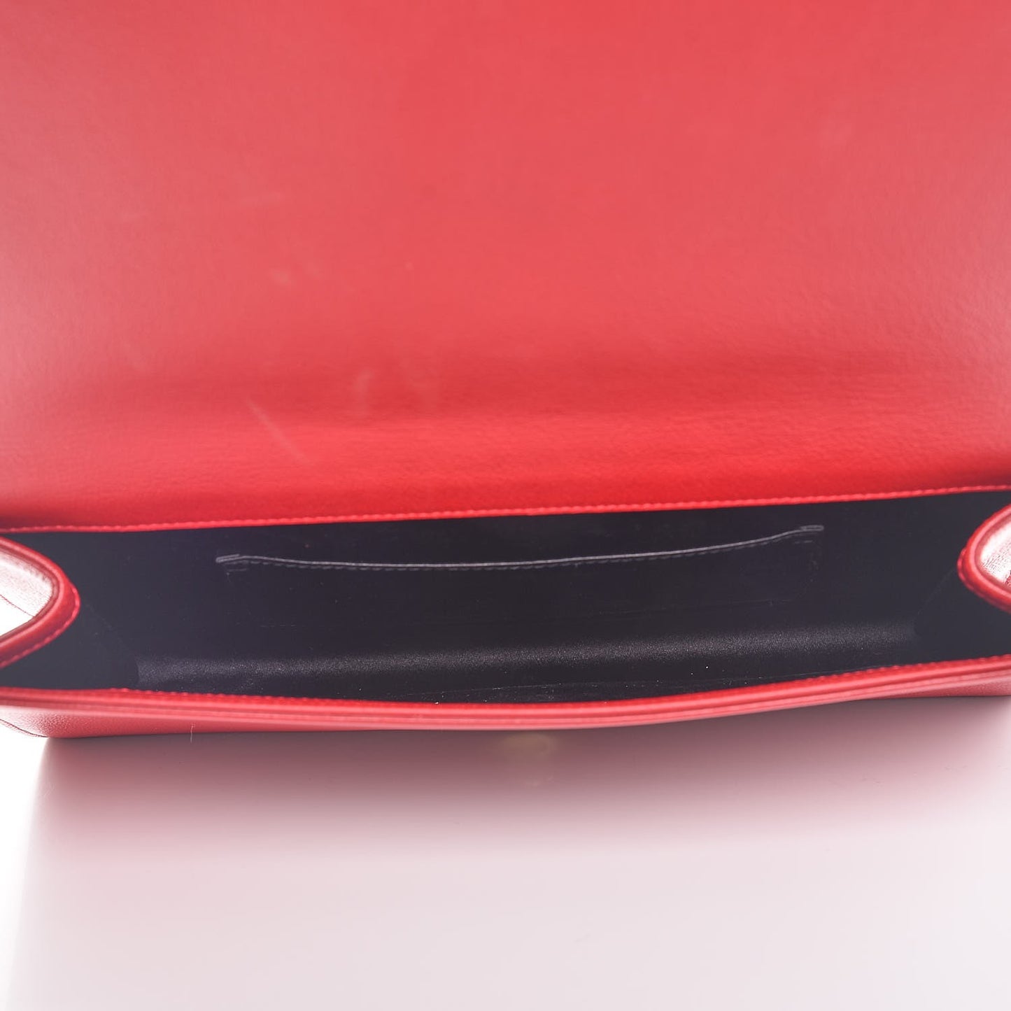 Calfskin Monogram Large Belle De Jour Clutch Red