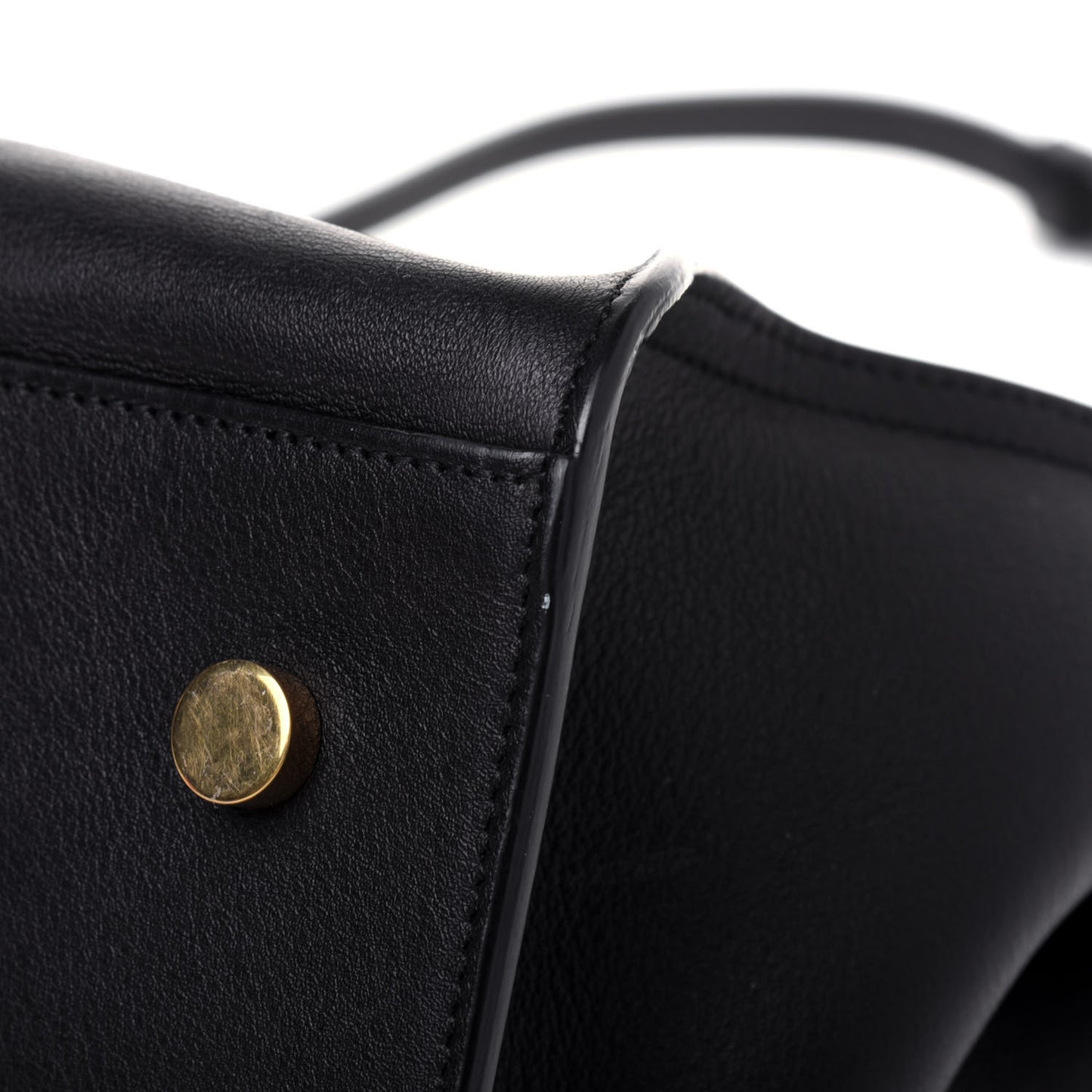 Smooth Calfskin Small Monogram Cabas Black