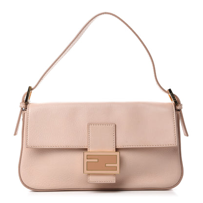 Fendi Vitello Enamel Interchangeable Strap Baguette Rosa Plaster 1 of 12
