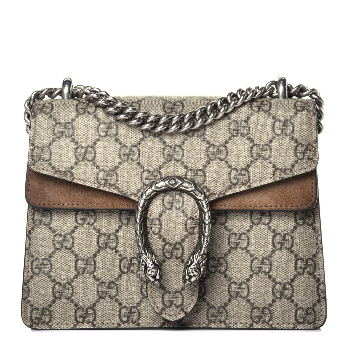 GG Supreme Monogram Mini Dionysus Shoulder Bag Taupe